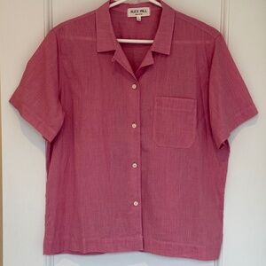 Alex Mill button front lightweight cotton blouse.
